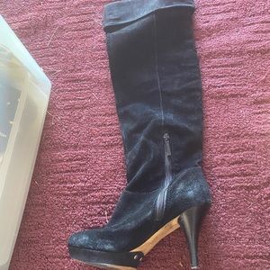Knee high boots 9 West size 5
